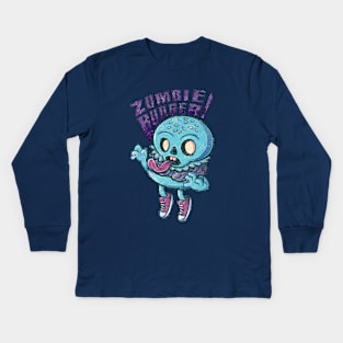 ZOMBIE BURGER Kids Long Sleeve T-Shirt